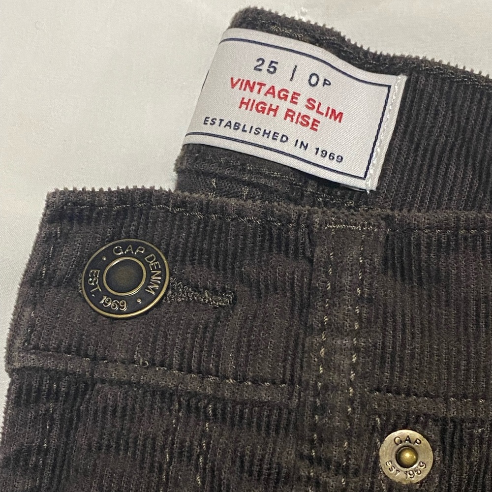 Gap Like New Brown Corduroy Pants 25 Petite